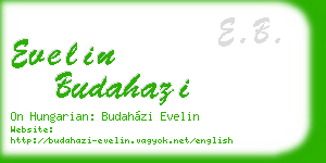 evelin budahazi business card